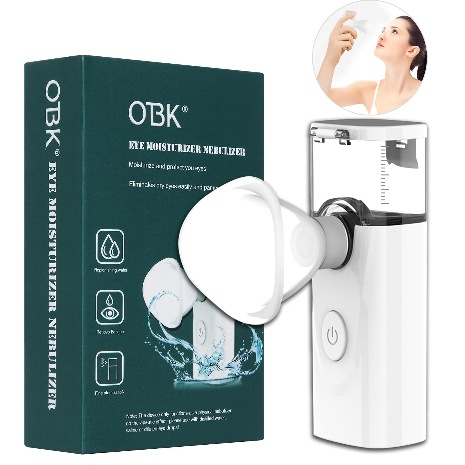 OTBK Nano Eye Mist, Dry Eye Steam Therapy, Cold Mist Therapy